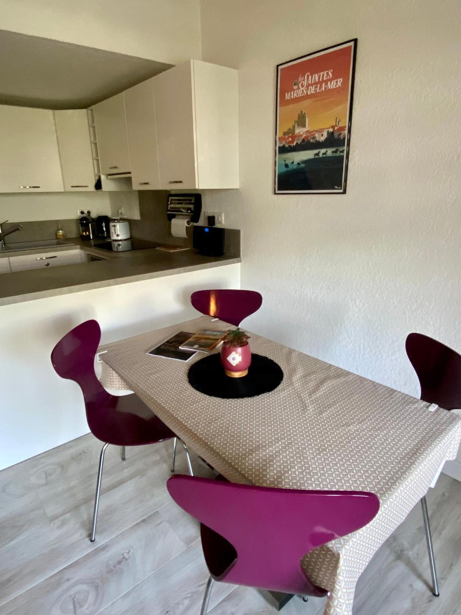 Appartement Duplex Climatise Le Trident 생트마리들라메르 외부 사진